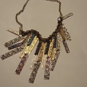 Metal  Fringe Necklace